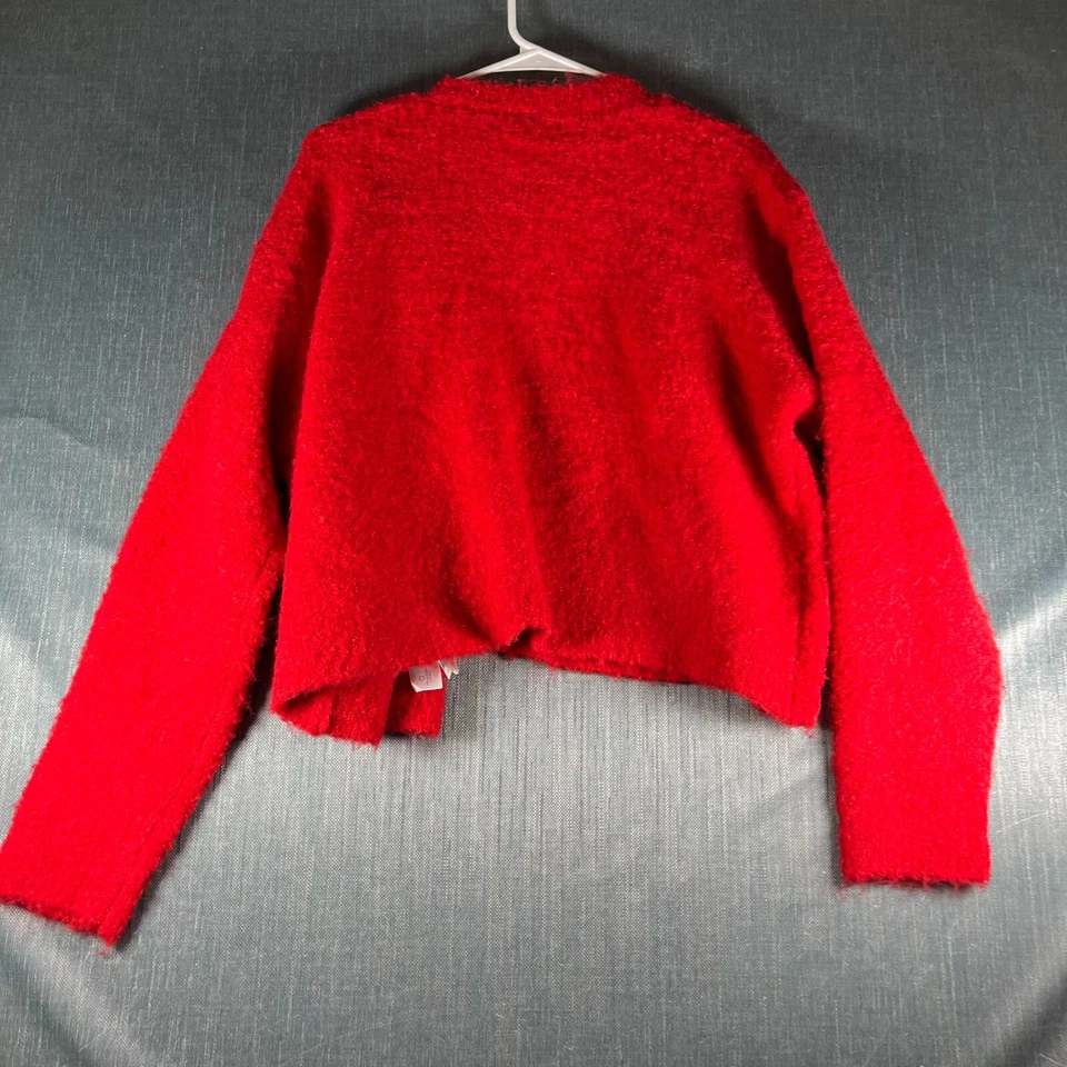 Cárdigan suéter Primark Cares para mujer talla XL rojo tejido manga larga botón delantero Foto 4 de 4