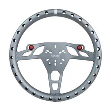 350MM/13.75 MACHINED ALUMINUM VMS RACING ULTRA LIGHTWEIGHT RACE STEERING WHEEL G
