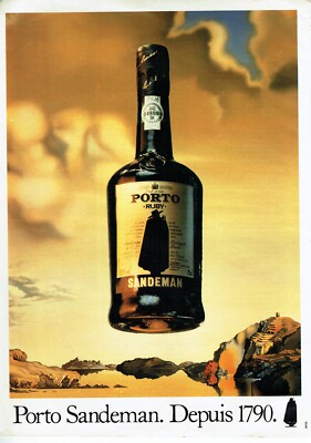  advertising 0722 1982 porto Sandeman Ruby