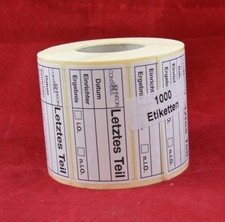 Johnson Controls 1000 Labels Last Part Special Label New