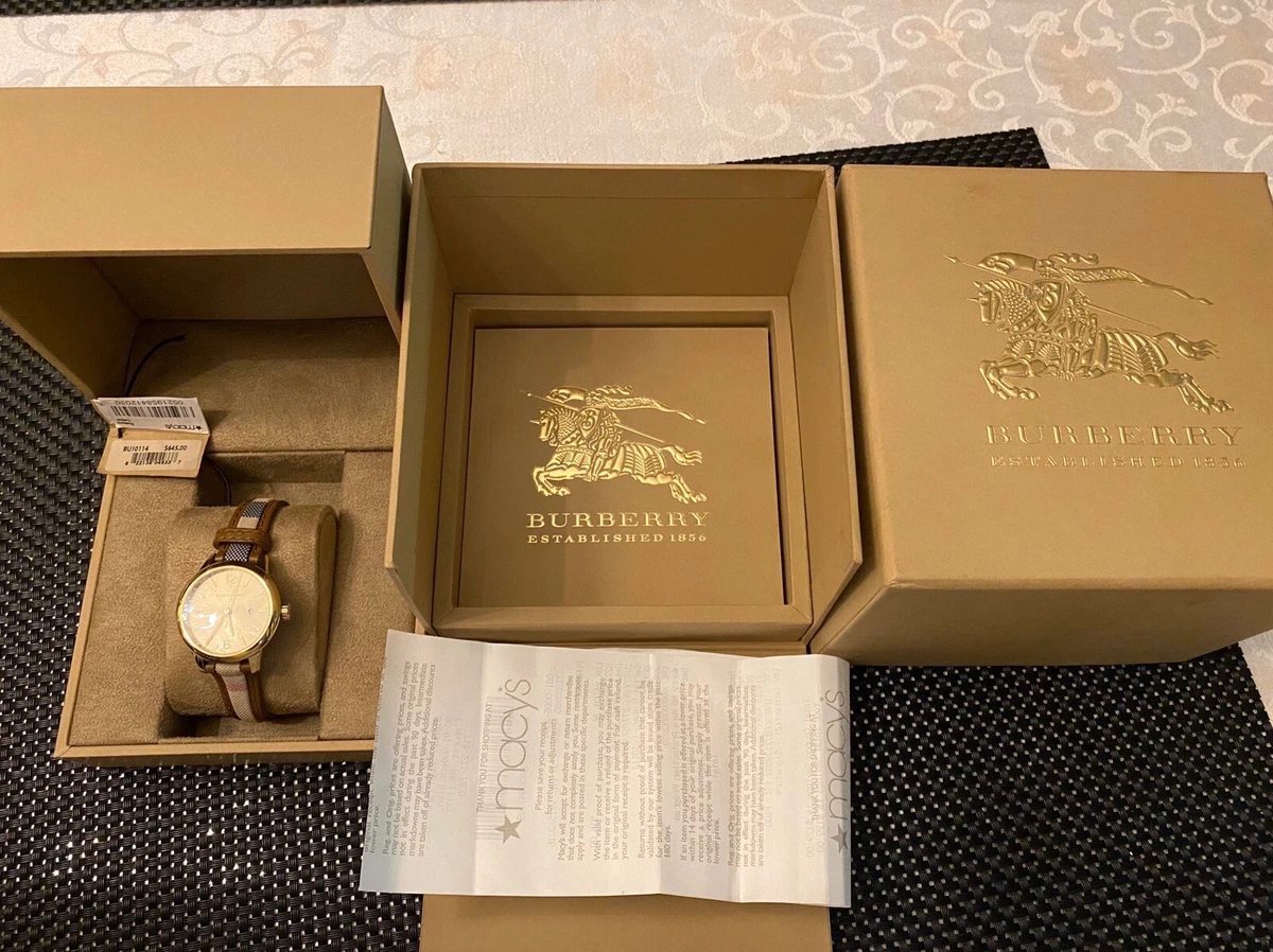 Burberry BU10114 Classic Round Ladies Watch eBay