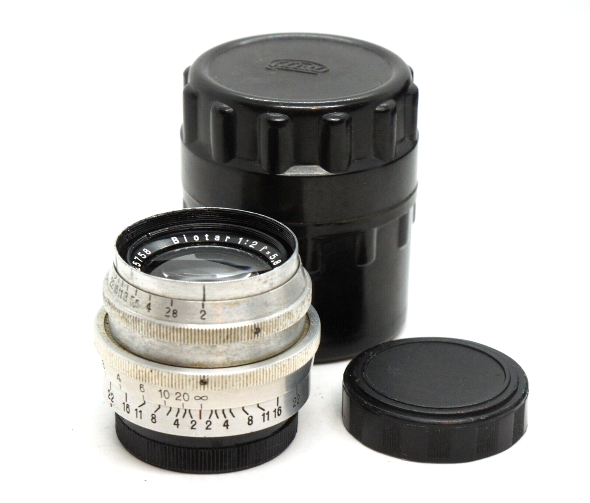 RARE PRE-WAR CARL ZEISS JENA Biotar LENS 2/58 mm Exakta Mount | eBay