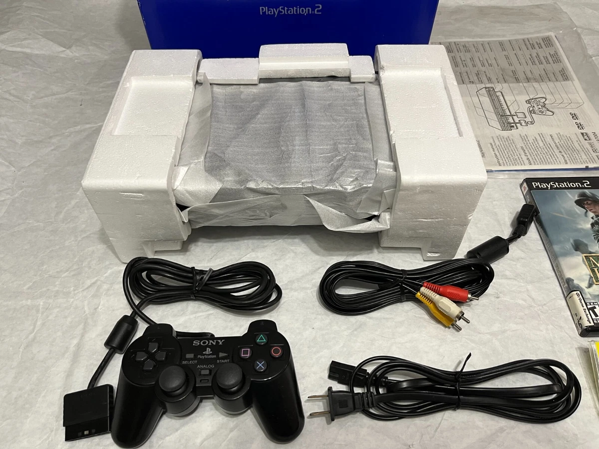 Used Sony PlayStation 2 PS2 Game Console System 