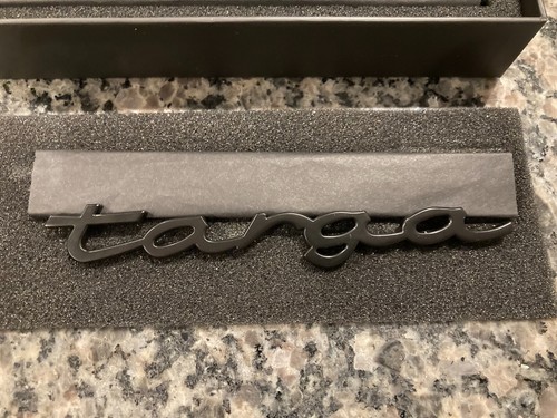 PORSCHE DESIGN TARGA METAL MAGNETIC CAR BADGE EMBLEM SET OF 4. FACTORY ISSUED! - Picture 11 of 22
