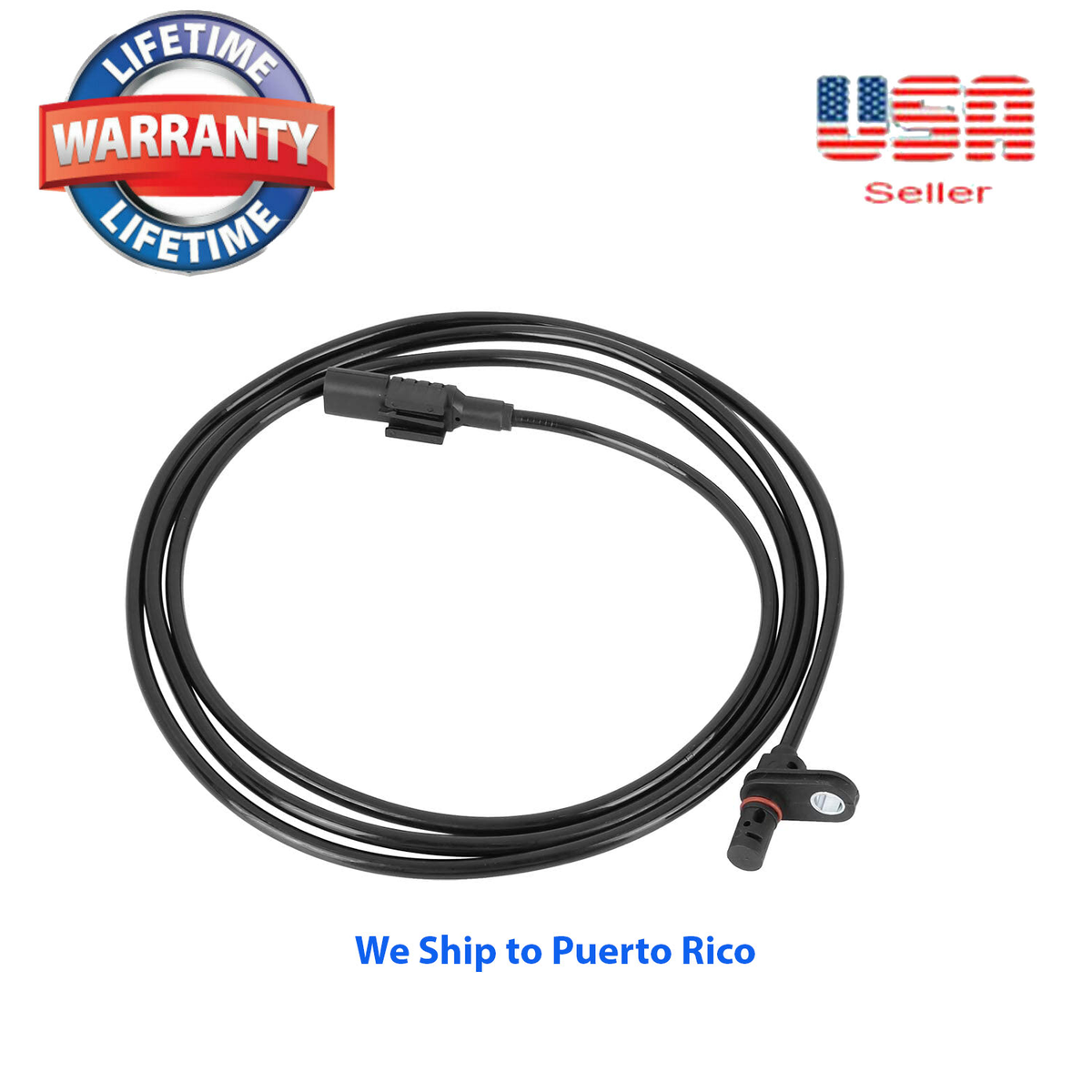 C-HORSE 4x ABS Wheel Speed Sensor Kit With Connectors For Mercedes Sprinter 2500/3500