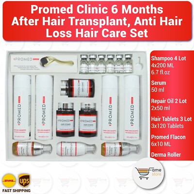 Promed Clinic 6 Months After Hair Transplant, Anti Hair Loss Hair Care Set