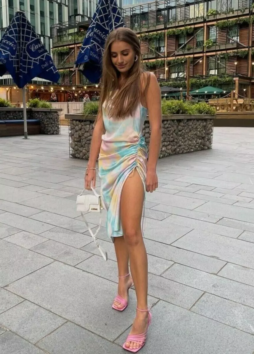 zara tie dye dress