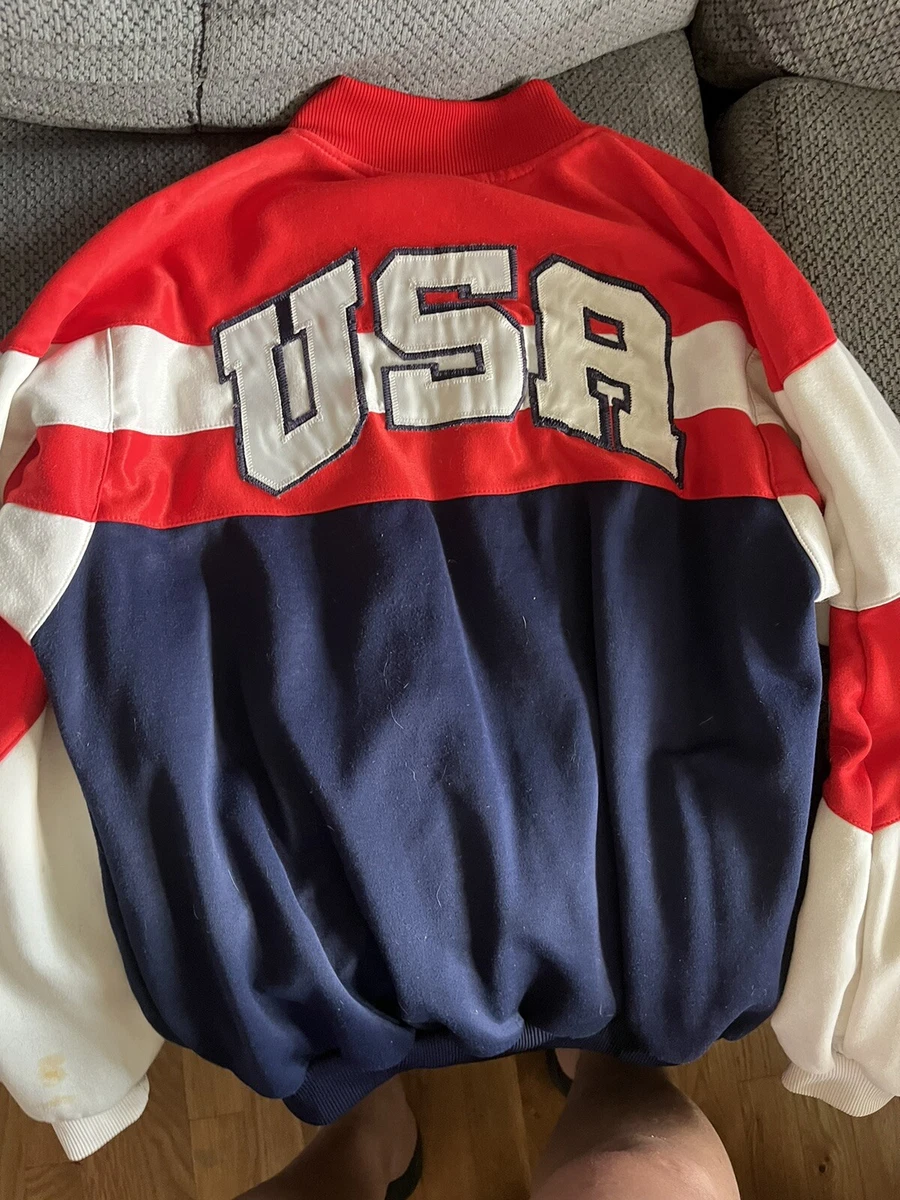 adidas track jacket vintage 80s ABF Boxing Team USA