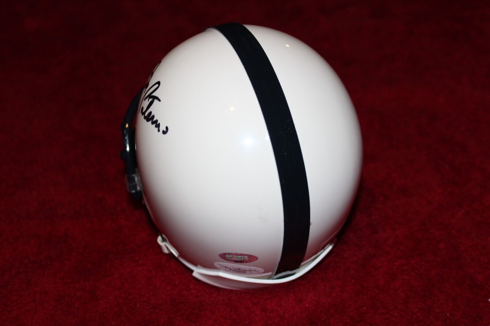 JOE PATERNO Signed Penn State Nittany Lions Mini Helmet with JSA COA