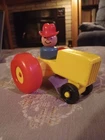 Vtg  Fisher Price Little People Tractor &  Farmer Boy- from Play Family Farm 915
