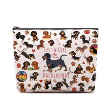 Dachshund Gifts for Women Makeup Bag, Birthday Gifts for Dachshund Dog Lovers...