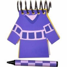 Handcrafted PURPLE SHIRT Handy Dandy Notebook