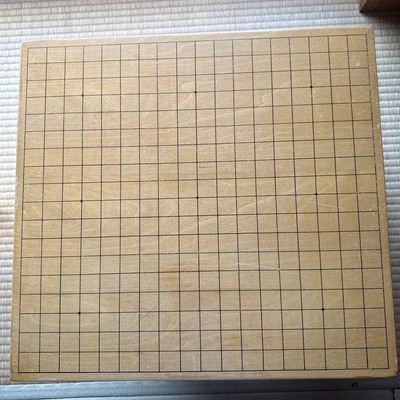 Go Board Japanese Vintage with 4 legs Igo goban 42cm × 45cm