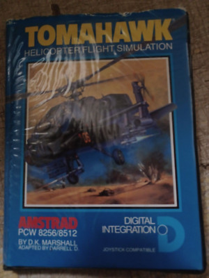 TOMAHAWK Helicopter Simulation Game Amstrad Disk Manual Poster Complete 1986