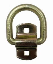 Set of 8 Bolt-on 1/2" Forged D-Rings for Trailer, Truck Tie-down Ring -27014