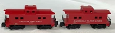 American Flyer 24636 AFL Caboose Plus a Spare