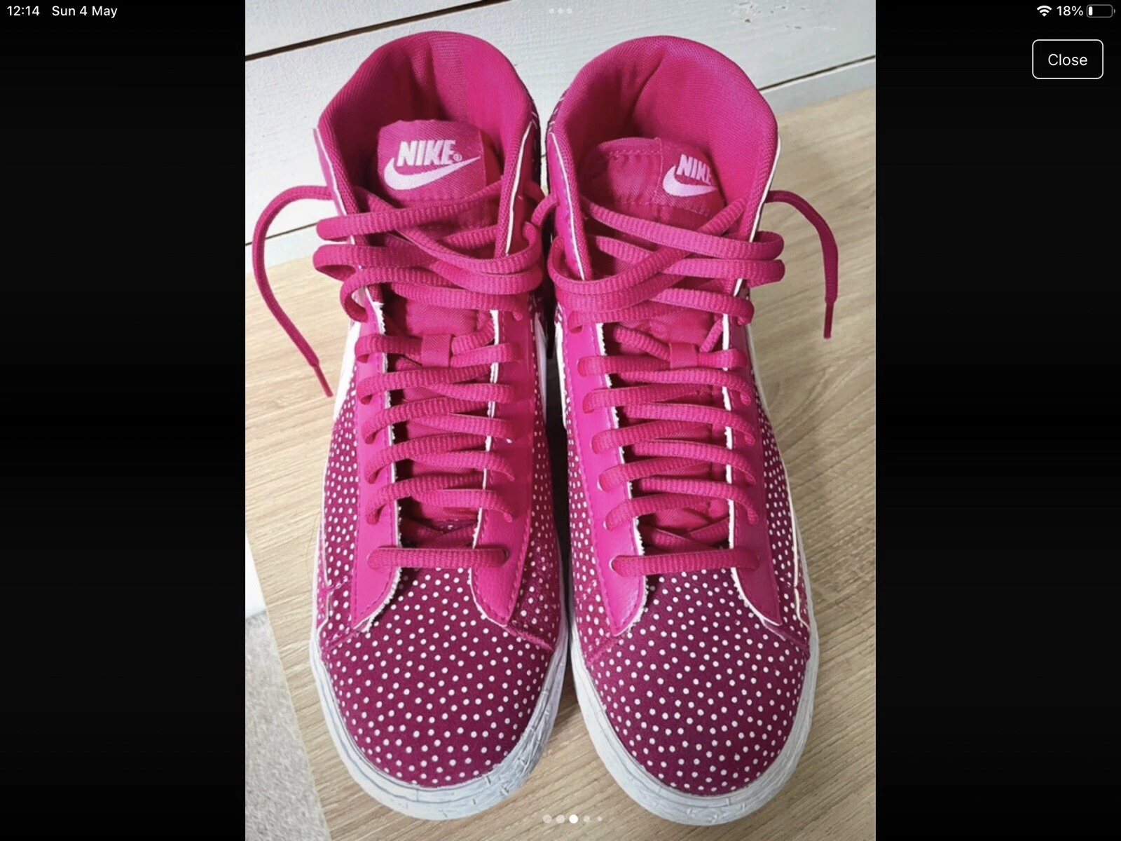 Nike Blazer Mid Print scarpe da ginnastica donna 536698 603 taglia 5 UK 38 5 EU ottime
