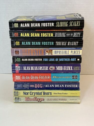 Alan Dean Foster Lot of 10 Vintage Paperback Books 7 Are Pip & Flinx + 3 Others - Picture 3 of 19