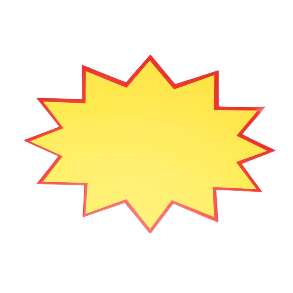 Supermarket Stores Sale Promotion Advertising Sign POP Price Tags 10 Pcs