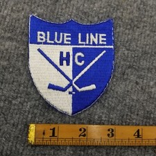 Vintage Blue Line Hockey Club Patch