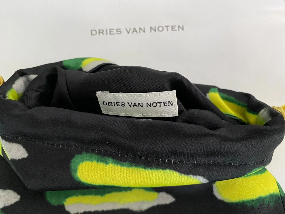 Authentic Dries Van Noten Shopping Bag 12x8x3 + dustbag + Receipt Card Holder