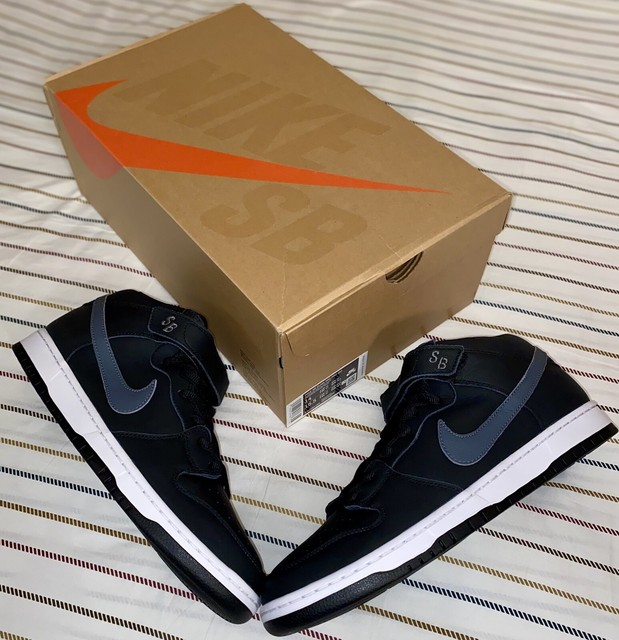 nike sb dunk mid iso orange label black dark grey
