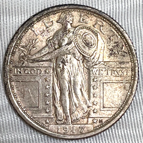 1917 Standing Liberty Silver Quarter Dollar #2
