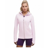 NWT LULULEMON Scuba Hoodie Full Zip Pink Organza Size 2 4 6 8 138 Retail