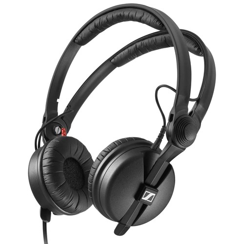 Sennheiser HD 25 Plus Closed Back On-Ear Studio Monitoring Headphones Black