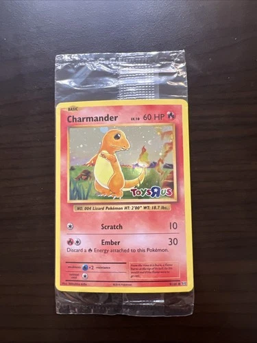 Pokémon Card Sealed Toys 'R US Exclusive Charmander 009/108 Promo