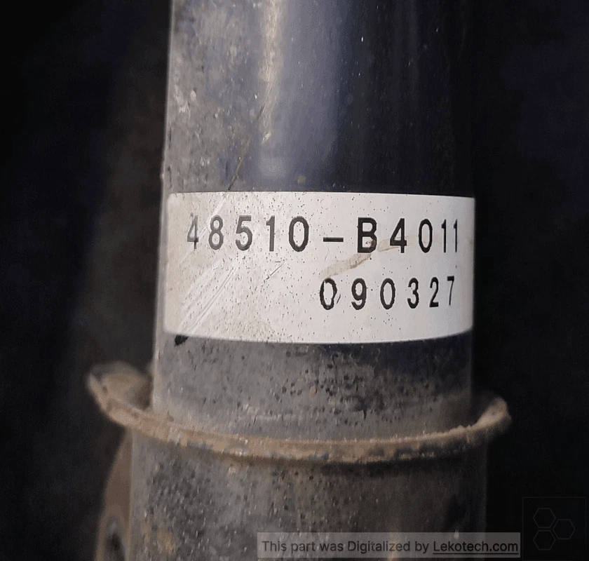 48510B4012 Ammortizzatore ant. SX DAIHATSU TERIOS 2a Serie 1.5 4WD Suv - Immagine 3 di 4