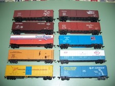 HO SCALE ATHEARN 50' BOXCAR LOT