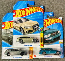 Lot of 3 - Hot Wheels - AUDI - '94 Avant RS2  '17 Avant RS 6 - HW Euro