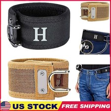 Tactical Metal Hook Elastic Belt,Adjustable Side Tactical Belt For Jeans PantsOY