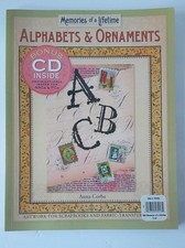 Alphabets Ornaments Memories of a Lifetime Scrapbooking Anna Corba NO CD