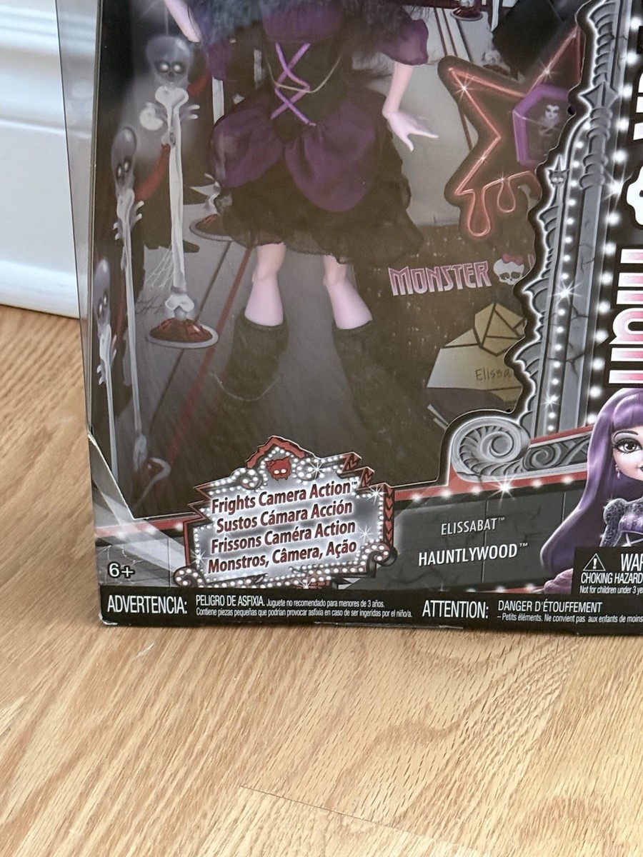 2013 Monster High Elissabat Frights Camera Action NRFB Complete