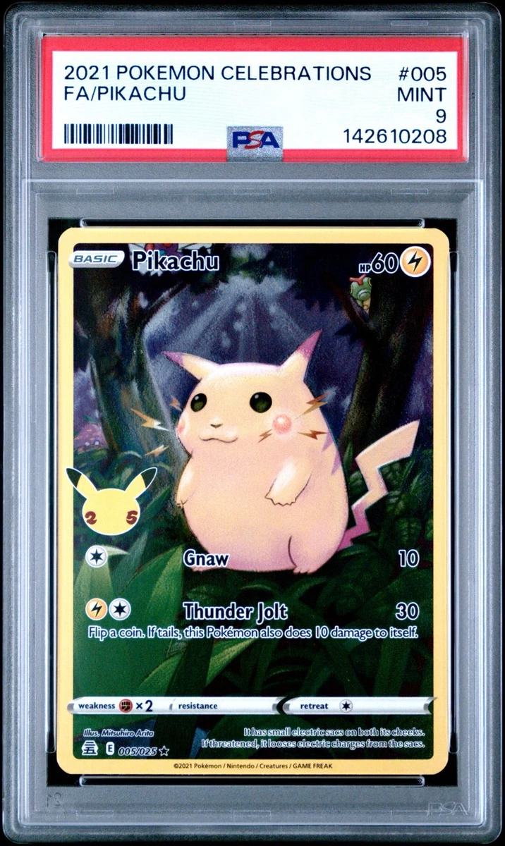 Pokémon TCG Grade 9 Pikachu Individual Collectible Card Game Cards