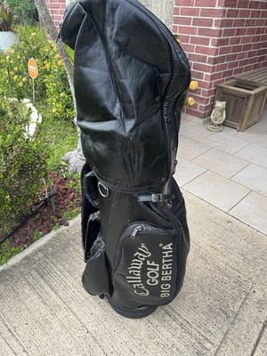 Vtg Callaway Golf Big Bertha Black Cart Bag Embroidered Lady