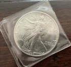 1990 American Silver Eagle Uncirculated 0.999 Fine 1 oz