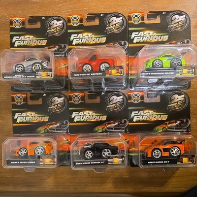 Jada Fast & Furious 25 years Small Blocks 1/43 Full Set Of 6 New