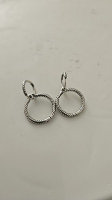 Pandora Moments Doppel Creolen Silber
