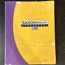 Saxon Saxon Math Homeschool 8/7 with Prealgeb...