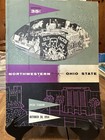 1954 NORTHWESTERN vs OHIO STATE FOOTBALL PROGRAM • BIG TEN • DYCHE STADIUM •  — photo 1