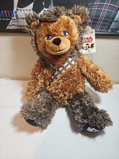 Build a Bear Star Wars Chewbacca Plush Brown with Sash, Voicebox And Tags. NEW 