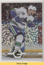 2019-20 Upper Deck Speckled Rainbow Foil Alexander Edler #420 READ 2d8