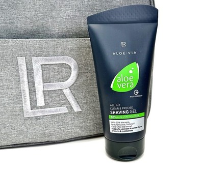 LR All in 1 Clear & Precise Shaving Gel 150ml 50% Aloe Vera Gel hyaloronic acid
