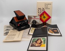 Vintage Polaroid SX-70 Land Camera   Boxed   Paperwork, Catalog