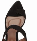NIB SCHUTZ Womens Melina Heel Sandals Slip On Size 6.5 B Black Suede Leather NEW — photo 6