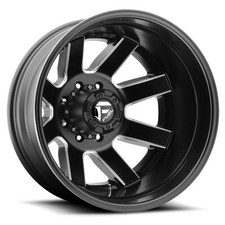 Fuel D538 Maverick Dually Rear 24x8.25 8x210 Blackmilled Wheel Rim 24 Inch