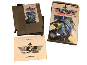 Top Gun Second Mission NES with original box, case, and manual CIB